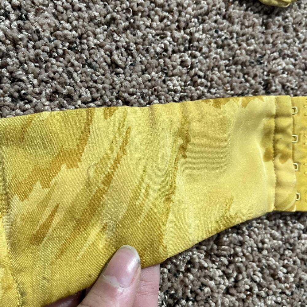 House Of Harlow 1960 X Revolve Tammy Top Womens S Yellow‎ Wrap Bustier Tie Front - Picture 5 of 8